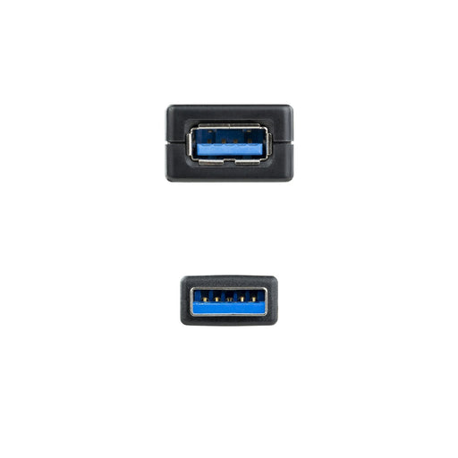 EAN 8433281008243 - Nanocable 10.01.0312 cable USB USB 3.2 Gen 1 (3.1 Gen 1) USB A 5 Gbit/s Negro imagen 2