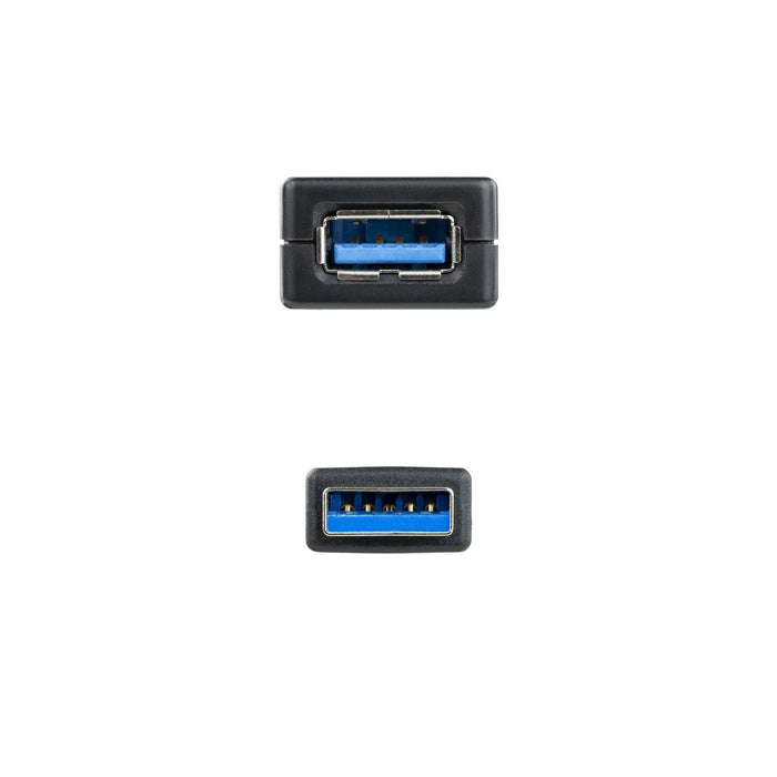 EAN 8433281008243 - Nanocable 10.01.0312 cable USB USB 3.2 Gen 1 (3.1 Gen 1) USB A 5 Gbit/s Negro imagen 2