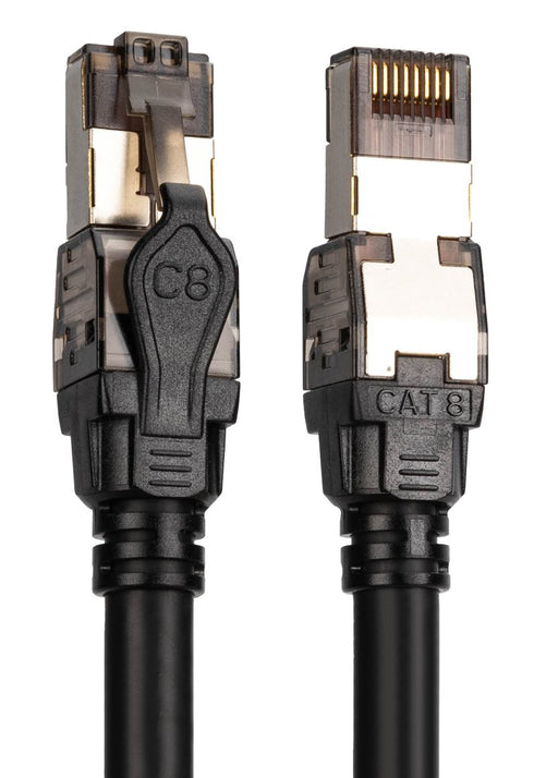 EAN 4016032505341 - Digitus CAT 8.1 S-FTP patch cord, Cu, LSZH cable de red Negro Cat8.1 S/FTP (S-STP) Alrededor imagen 2
