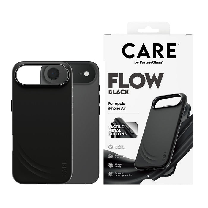 Panzerglass Care By ® Flow Case Black W. Magsafe Iphone Air Funda Para Apple - Iphone Air Negro