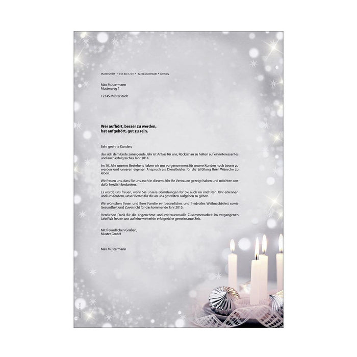 Papel Navideño "Silencio Navideño" Con Temática Navideña, Tamaño A4, 90 G  90 G, 100 Hojas, A4