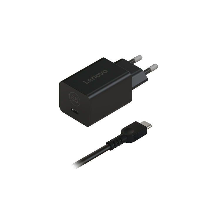 EAN 0195892118244 - Lenovo GaN Nano 65W Universal Negro Corriente alterna Interior imagen 1