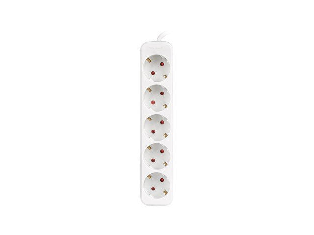 EAN 5901969429220 - Lanberg PS0-05F-0300-W base múltiple 3 m 5 salidas AC Interior Blanco imagen 1