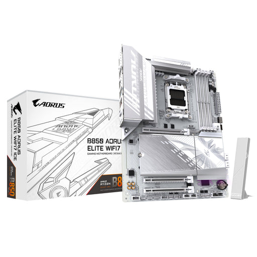 EAN 4719331866099 - GIGABYTE B850 AORUS ELITE WIFI7 ICE AMD B850 Zócalo AM5 ATX imagen 1