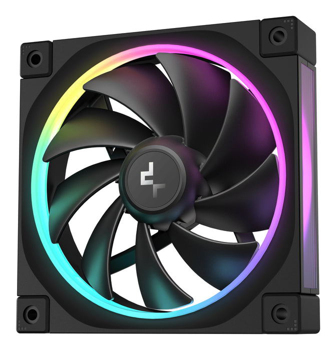 EAN 6933412711087 - DeepCool FL12-3 in 1 Carcasa del ordenador Ventilador 12 cm Negro 3 pieza(s) imagen 2