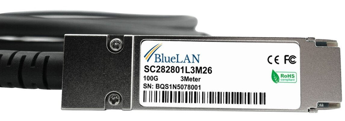 Blueoptics 100gb 3m Qsfp28 100gbase-Cr4 Dac-10413