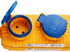 EAN 4007123647750 - Brennenstuhl 1169200010 base múltiple 5 m 4 salidas AC Exterior Azul, Amarillo imagen 3