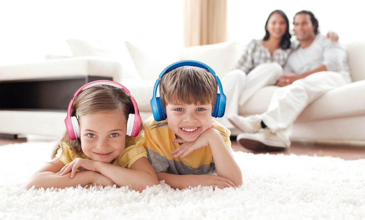 EAN 8711902045557 - Lenco HPB-110 Kids Kopfhörer BT blau 85DB Limite akku stickers Auriculares Inalámbrico y alámbrico Diadem imagen 11