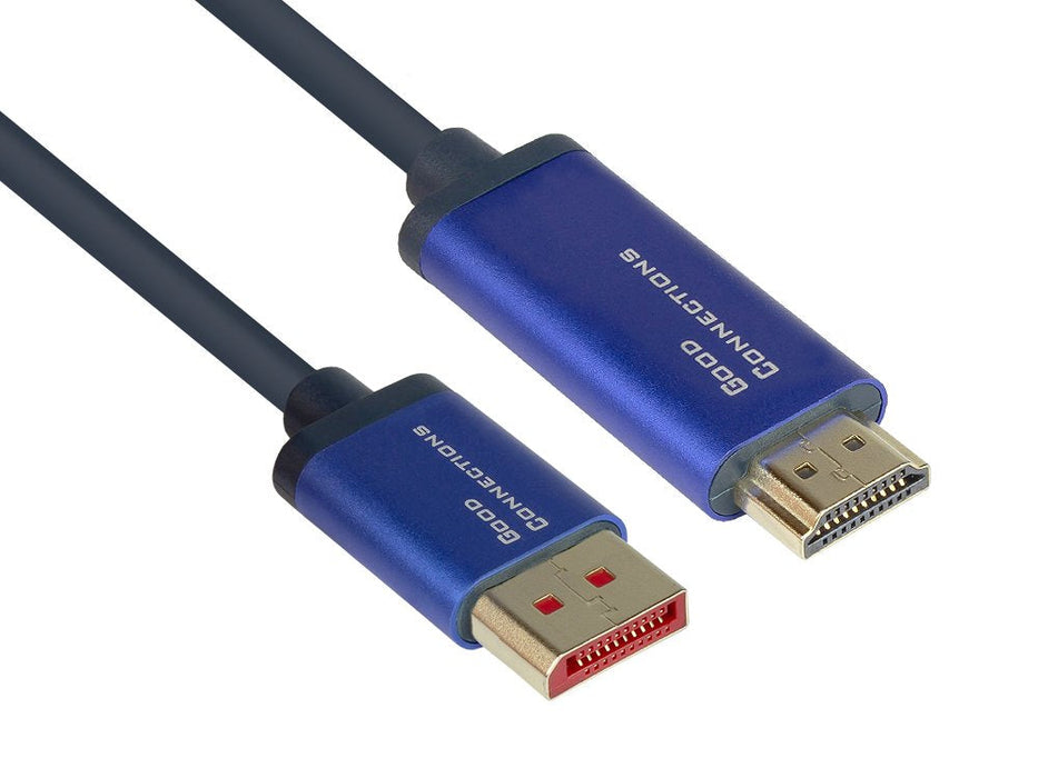 Good Connections Cable Dp1.4-M.-Hdmi2.0-M. Azul 1m