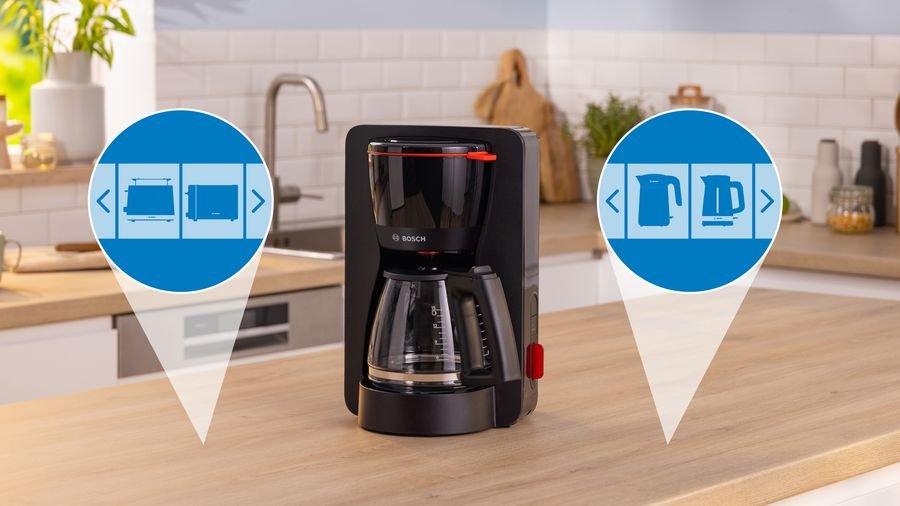 EAN 4242005396917 - Bosch TKA3M133 cafetera eléctrica Semi-automática Cafetera de filtro 1,4 L imagen 3