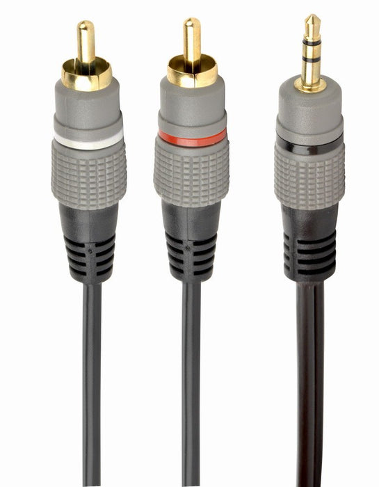 EAN 8716309104760 - Gembird CCA-352-1.5M cable de audio 1,5 m 3,5mm 2 x RCA Negro imagen 1
