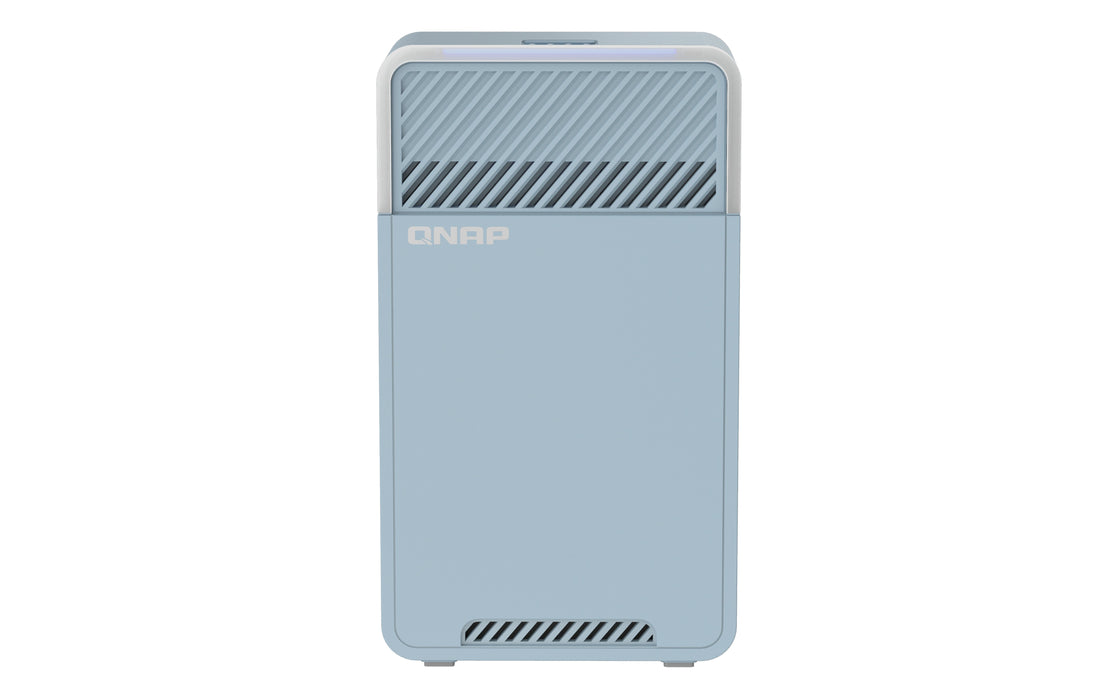 EAN 0885022020256 - QNAP QMiro-201W router inalámbrico Gigabit Ethernet Doble banda (2,4 GHz / 5 GHz) Azul imagen 1