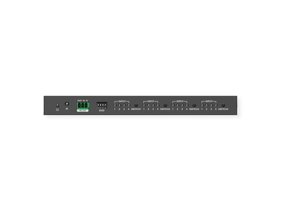 Value 4k Hdmi Matrix Switch, 4 X 4, Mit Fernbedienung