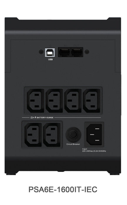 Sai Vertiv Psa6e-1600it-Iec (Ups) Línea Interactiva 1,6 Kva 925 W 6 Salidas Ac