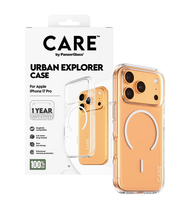 EAN 5715685026850 - PanzerGlass CARE™ by ® Urban Explorer Case Transparent w. White MagSafe iPhone 17 Pro funda para teléfono imagen 5