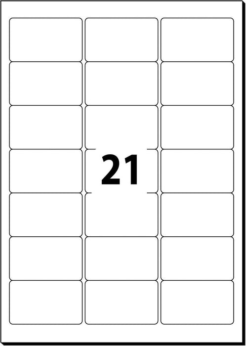 Sigel Etiquetas De Dirección La320 Blanco 63,5 X 38,1 Mm