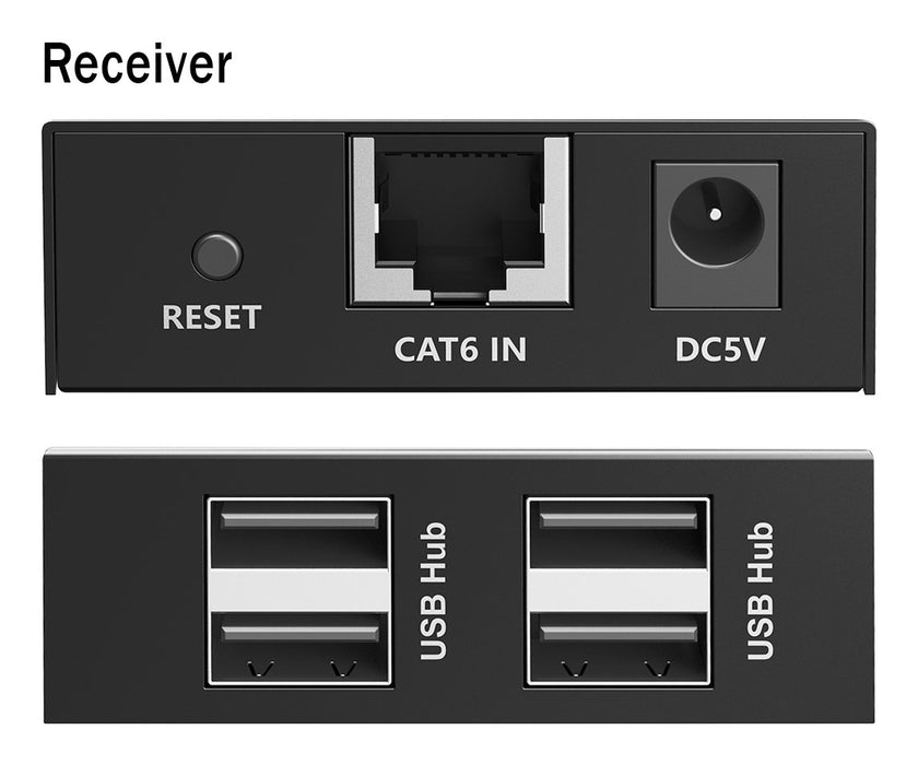 EAN 4016032502104 - Digitus DA-73120 extensor de consola Transmisor y receptor de consola 1000 Mbit/s imagen 3