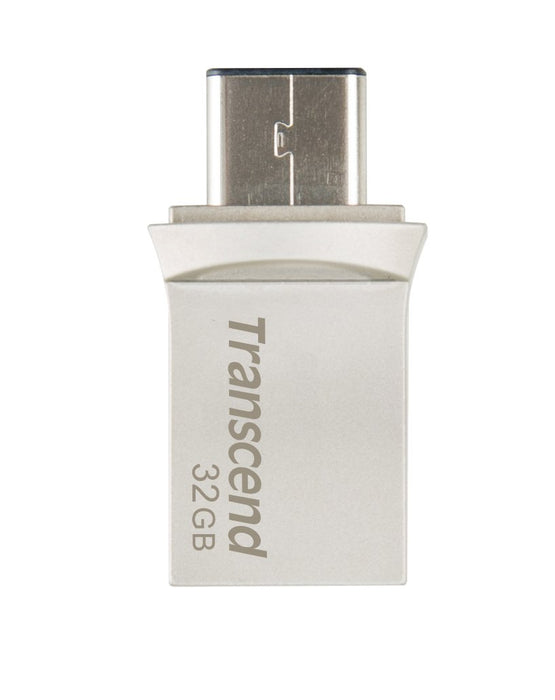 EAN 0760557833529 - Transcend JetFlash 890 32GB unidad flash USB USB Type-A / USB Type-C 3.2 Gen 1 (3.1 Gen 1) Negro, Plata imagen 1