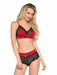 EAN 0714718530215 - Leg Avenue 81546_01205 conjunto de ropa interior y bodi Negro, Rojo imagen 1