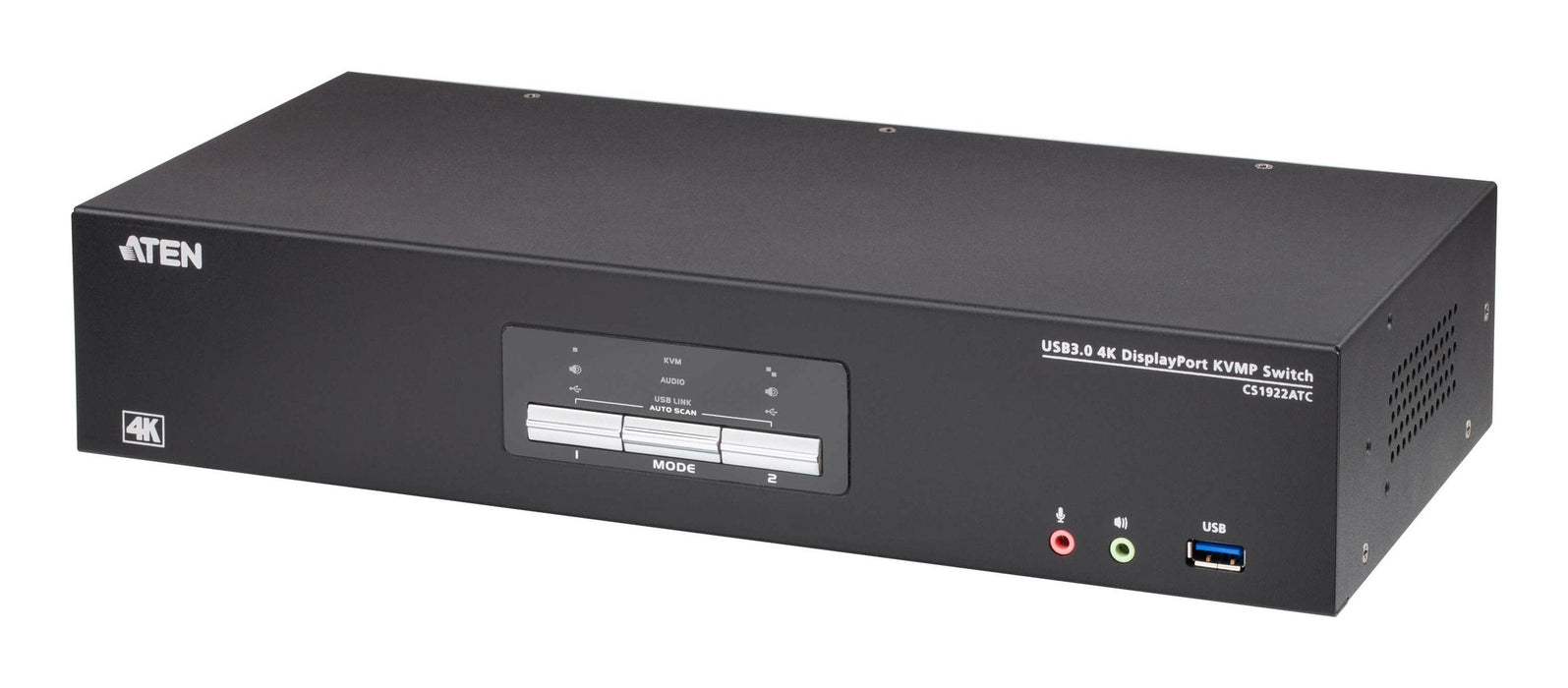 Aten Cs1922atc 2-Port Usb 3.0 4k Displayport Kvm Switch Fr Atc