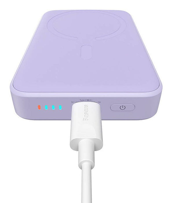 EAN 6932172626099 - Baseus PPCX110105 batería externa Polímero de litio 10000 mAh Cargador inalámbrico Púrpura imagen 6