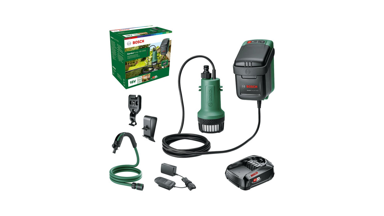 EAN 4059952617534 - Bosch GardenPump18V-2000 (1x2.5Ah) 2000 l/h imagen 11