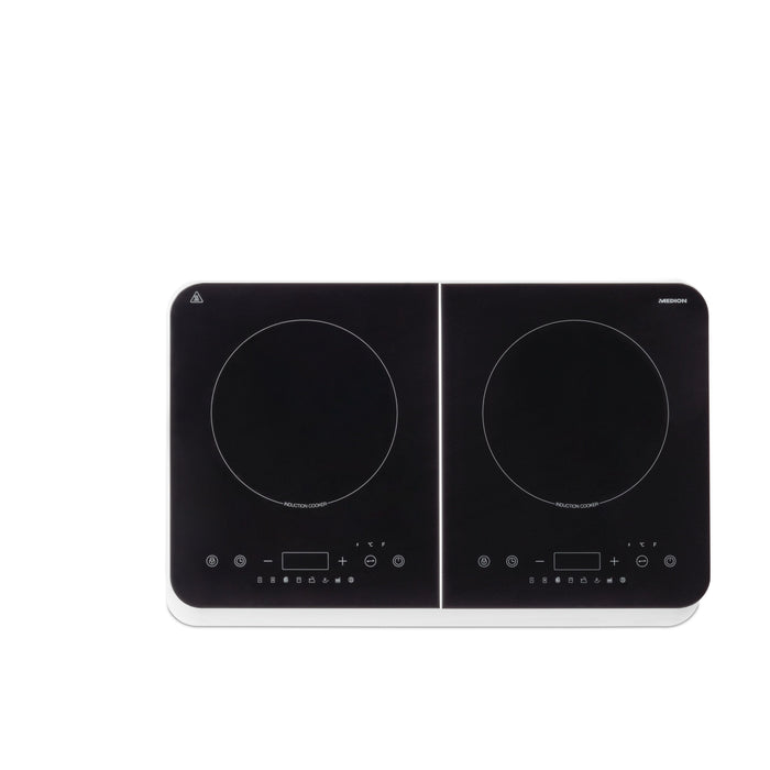 Medion Life Doppel-Induktionskochplatte Md18493 (Negro, 3.500 Watt, 2x Ø 20cm) 50079022