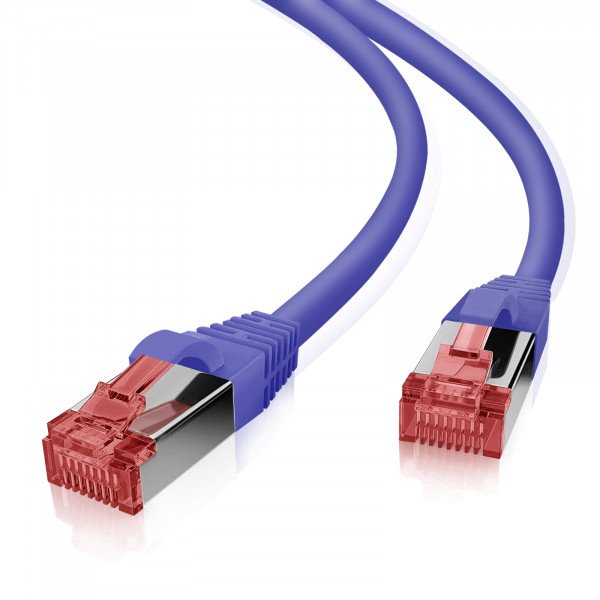 EAN 4005938910410 - Helos 191041 cable de red Púrpura 15 m Cat6 S/FTP (S-STP) imagen 1