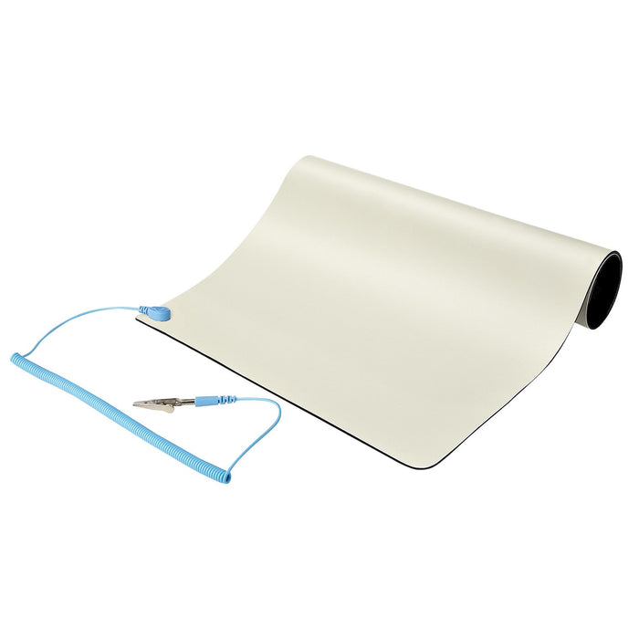 EAN 0065030894708 - StarTech.com SM-ANTI-STATIC-MAT alfombrilla antiestática Beige, Negro Cloruro de polivinilo (PVC) 1 pieza imagen 1