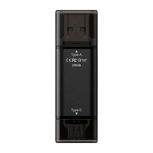 EAN 4711430803616 - Team Group X1 MAX unidad flash USB 256 GB USB Type-A / USB Type-C 3.2 Gen 2 (3.1 Gen 2) Negro imagen 1