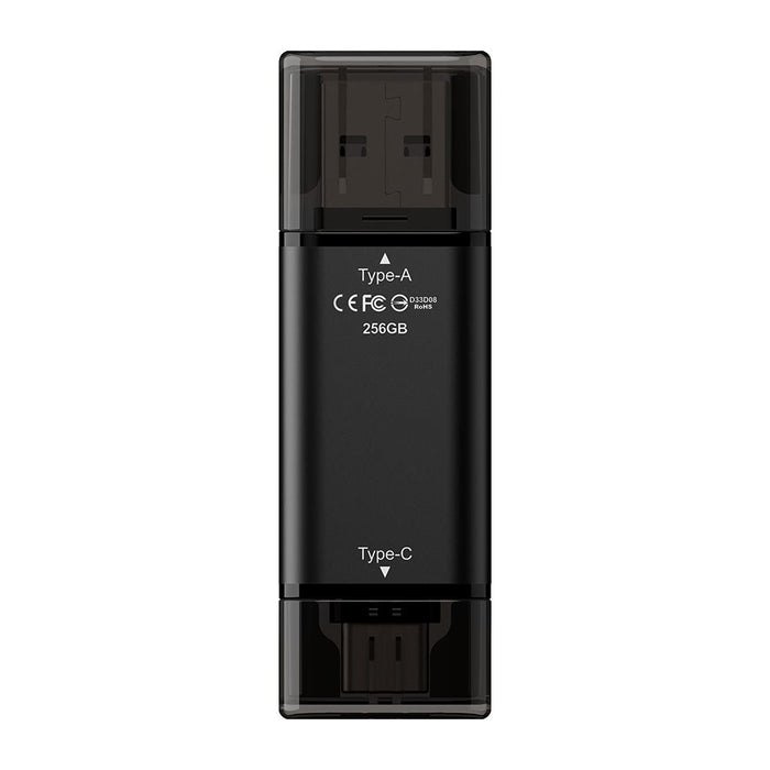 EAN 4711430803616 - Team Group X1 MAX unidad flash USB 256 GB USB Type-A / USB Type-C 3.2 Gen 2 (3.1 Gen 2) Negro imagen 1