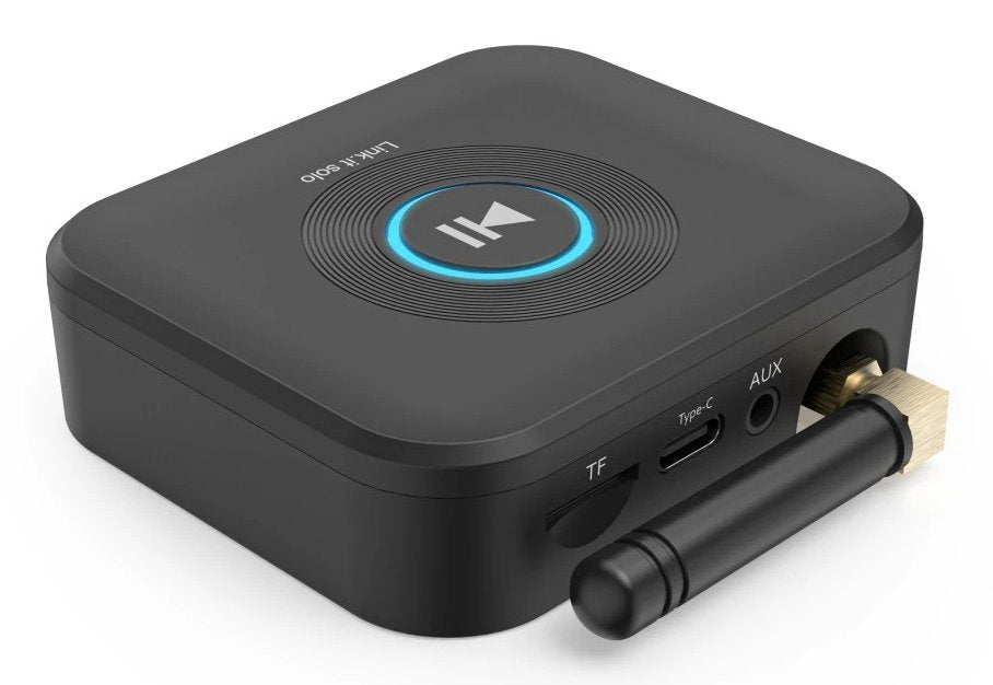 Adaptador Bluetooth Hama 00205321 Link.It Solo Receptor Bt5.3 Jack Usb-C Microsd 50m