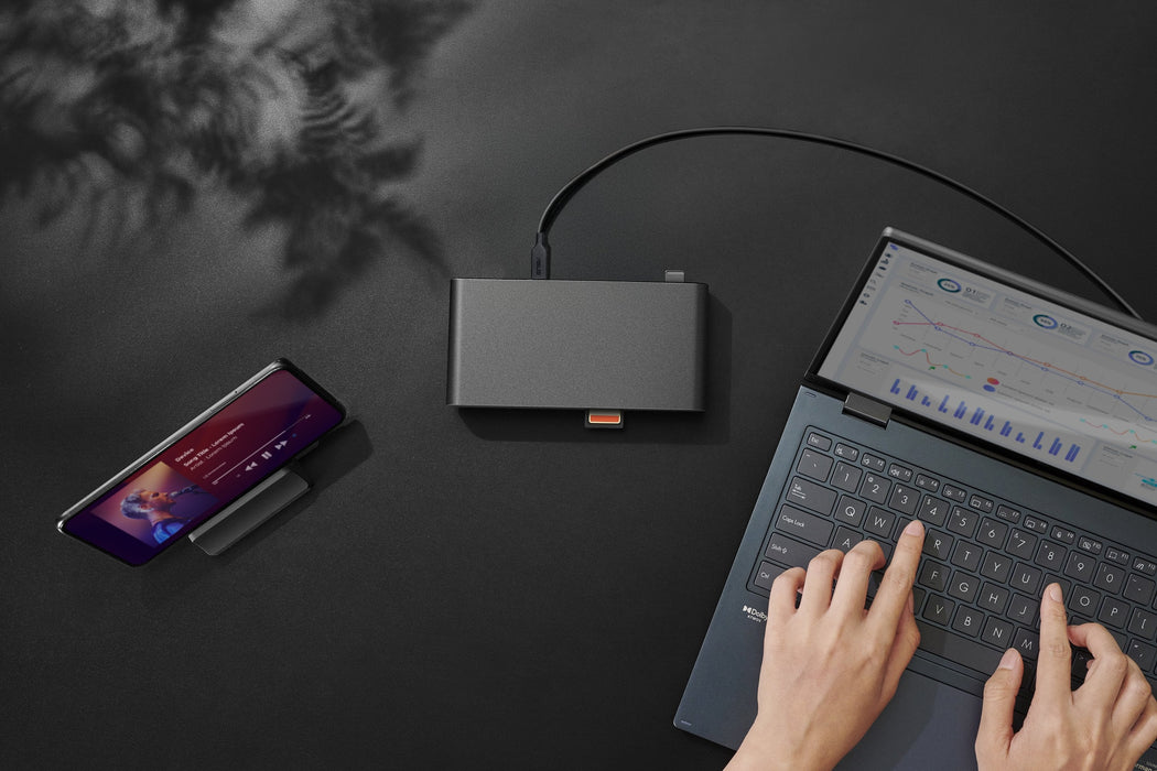 Asus Triple Display Usb-C Dock Duo Dc301 Alámbrico Negro 90xb0a5n-Bds010