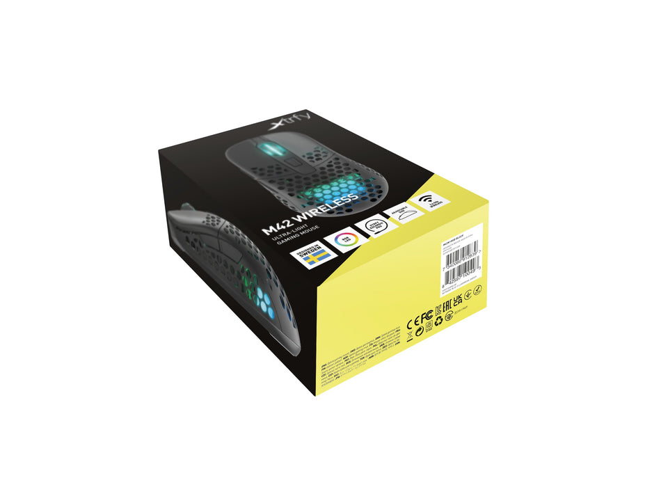 EAN 0842597100493 - CHERRY XTRFY M42 RGB ratón Juego Ambidextro RF Wireless + USB Type-C Óptico 19000 DPI imagen 24