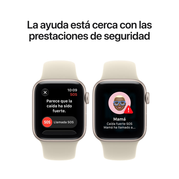 Apple Watch Se3 Gps 40mm Caja De Aluminio Medianoche Correa Deportiva Azul Marino M L