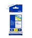 EAN 0012502625773 - Brother TZE-243 cinta para impresora de etiquetas Azul sobre blanco imagen 2
