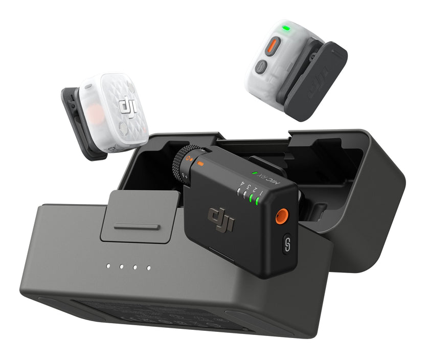 Micrófono Inalámbrico Dji Mic Mini 2s Bluetooth 5.3 2 Tx + 1 Rx Estuche De Carga
