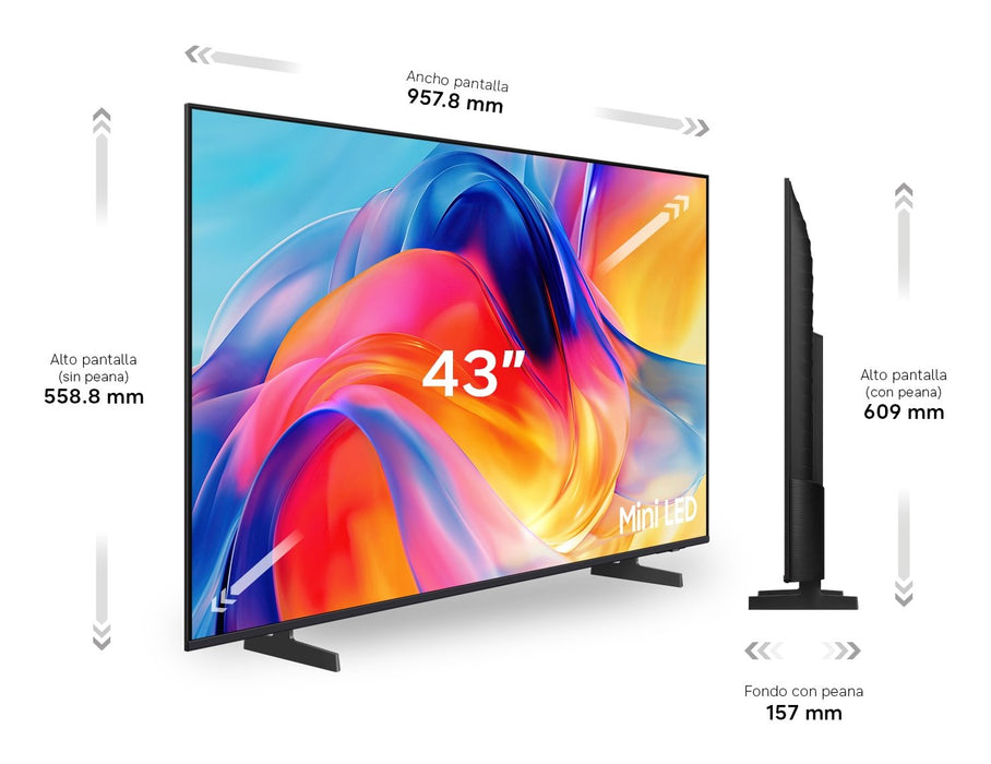 EAN 8806099138783 - Samsung TU43M73HAU 109,2 cm (43") 4K Ultra HD Wifi Gris imagen 9