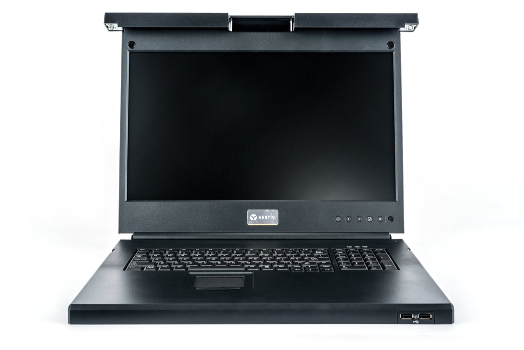 EAN 0636430084299 - Vertiv Avocent LRA185KMM8D-001 consola de rack 48,3 cm (19") 1366 x 768 Pixeles Plástico, Acero Negro 1U imagen 2