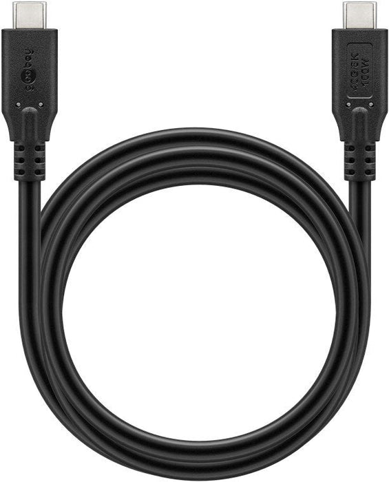Goobay Usb4 Gen 3x2 Cable, Usb-C Stecker > Usb-C Stecker, 40gbit/S (Negro, 0,5 Meter, Pd, Laden Mit Bis Zu 100 Watt) 74190