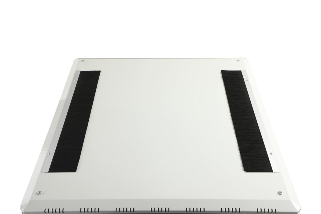 Armario De Red De 42ua Unique, 2053x800x800 Mm Puerta Frontal Acristalada Dos Hojas, Gris