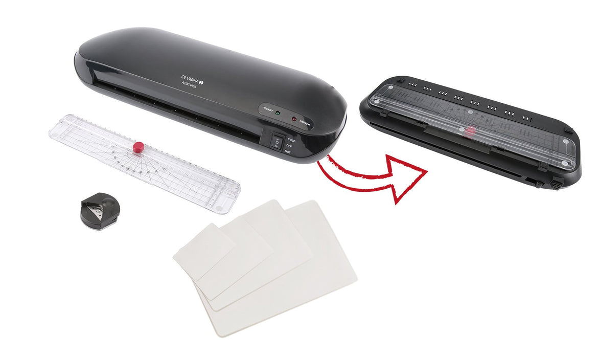 EAN 4030152031290 - Olympia 3129 laminador Plastificadora en frío/caliente 400 mm/min Negro imagen 2