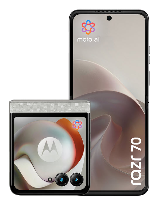 EAN 0840493609867 - Motorola razr 70 17,5 cm (6.9") SIM doble Android 16.0 5G USB Tipo C 8 GB 256 GB 4800 mAh Blanco imagen 2