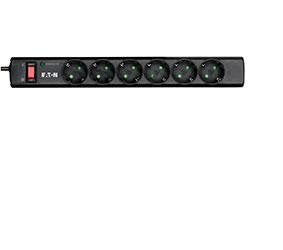EAN 3553340667299 - Eaton PS6D limitador de tensión Negro, Blanco 6 salidas AC 220 - 250 V 1 m imagen 1