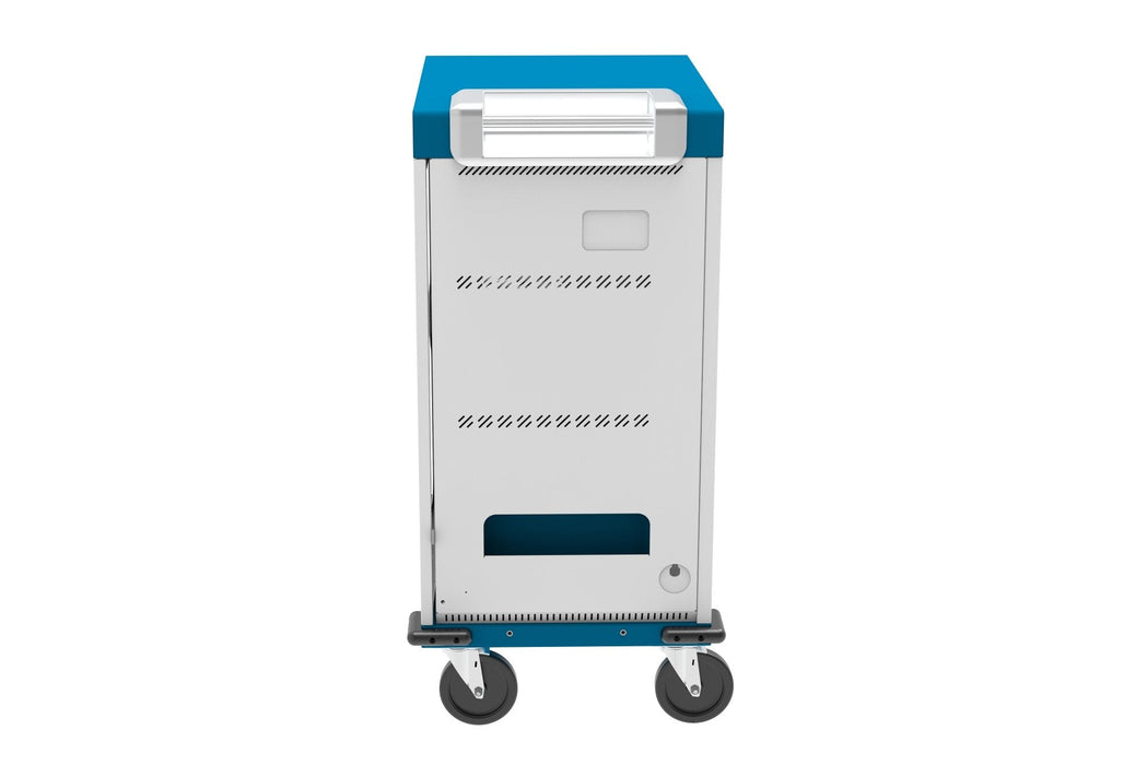 Goodconnections Gemma T32c Tablet-Ladewagen Usb-C 18w Port Pd3.0 Qc3.0 Weiss Blau