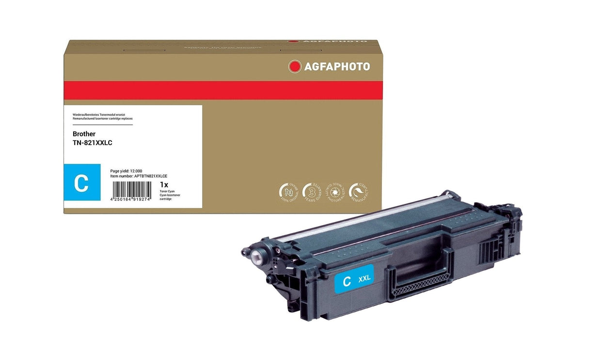 Agfa Photo Tóner Cian Aptbtn821xxlce  12000 Copias