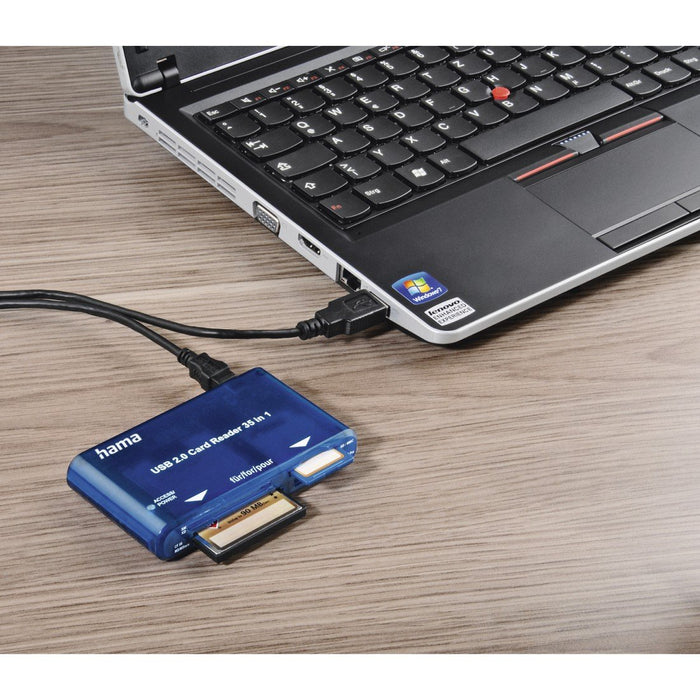 EAN 4007249553485 - Hama USB CardReaderWriter 35in1 lector de tarjeta imagen 3