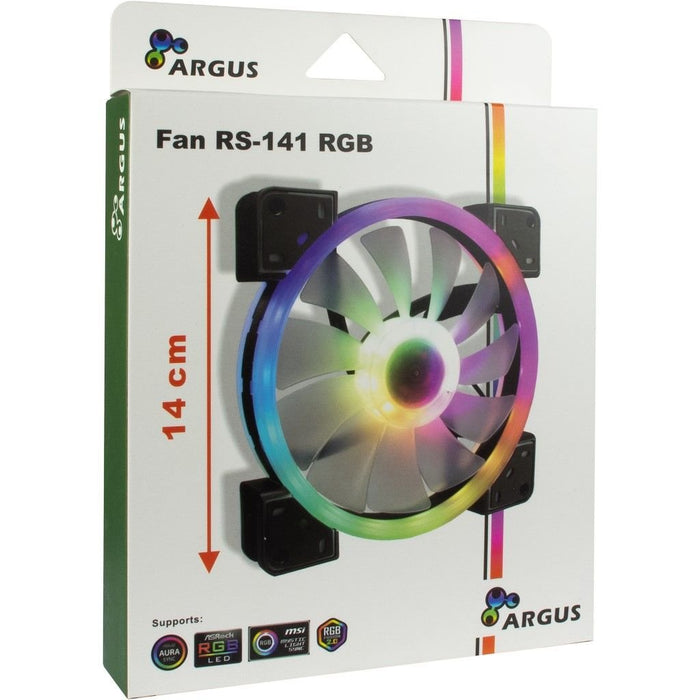 EAN 4260455646185 - Inter-Tech 88885539 sistema de refrigeración para ordenador Carcasa del ordenador Ventilador 14 cm Negro  imagen 3