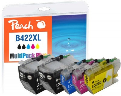 EAN 7640366812416 - Peach PI500-384 cartucho de tinta 5 pieza(s) Compatible Alto rendimiento (XL) Negro, Azul claro, Rosa, Am imagen 1