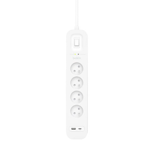 EAN 0745883855537 - Belkin SRB001CA2M limitador de tensión Blanco 4 salidas AC 2 m imagen 2